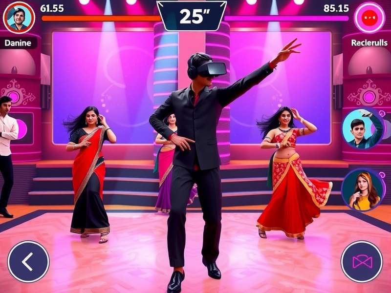 Dilwale Dance Off VR gameplay showing Bollywood dance moves